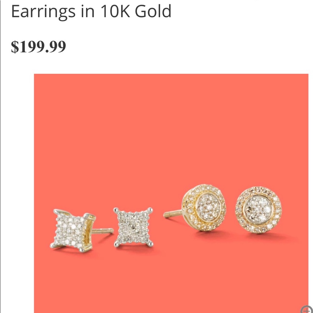 Diamond Square Earrings